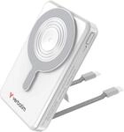Verbatim Charge 'n' Go MagSafe Powerbank 10000mAh mit 2X USB-C Kabel Silber