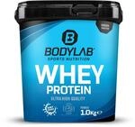 Bodylab24 Whey Protein Pulver, Chunky Wei&szlig;e Schokolade Haselnuss-Waffel, 1kg