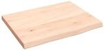 vidaXL Wandregal, Holzregal Regal Handgefertigt mit Baumkante, Wandboard...