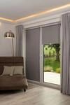 K-home 610325-31 Verdunklungsrollo/Springrollo, Grau, 35 cm x 150 cm (B x L)