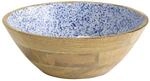 APS 1054 Schale "MANGO", Mangoholz, Epoxidharzbeschichtung innen, &Oslash; 30 cm, 3 Liter,