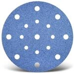 MENZER Blue Klett-Schleifscheiben, 150 mm, 17-Loch, f. Exzenterschleifer,