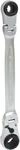 KS Tools 503.4745 4 in 1 GEARplus umschaltbar Gelenk-Doppel-Ringschl&uuml;ssel,