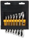Silverline 199916 Kurzer Knarrenschl&uuml;ssel, 7-tlg. Satz 8&ndash;19 mm