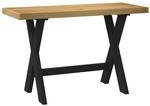 vidaXL Schreibtisch NOAIN X-Form-Beine 120x50x75 cm Massivholz Kiefer, B&uuml;rotisch,