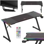 huzaro Hero 4.8 RGB | LED Gaming PC Tisch XXL Schreibtisch | Inklusive Mauspad 