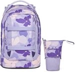Satch Pack Schulrucksack Set 2tlg. inkl. Pencil Slider (Lilac Blossom)