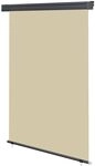 Senkrechtmarkise f&uuml;r Balkon 140x140 cm - Beige Seitenmarkise ausziehbar...