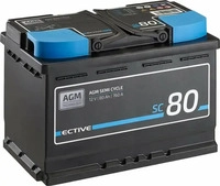 ECTIVE Semi Cycle SC80 AGM Versorgungsbatterie 80Ah 0% MwSt (Angebot gem&auml;&szlig; &sect;...