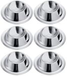 Westmark 6 Eierbecher, rund, stapelbar, &oslash; 8,5 cm, Rostfreier Edelstahl, Silber,