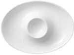 Villeroy & Boch Royal Eierbecher mit Ablage, 6er Set, 12,5 x 11,3 cm, Premium...