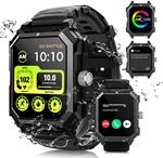 Rogbid Smartwatch Herren mit Telefonfunktion 680mAH Milit&auml;r Outdoor IP69