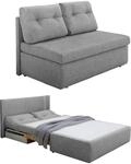 luma-home Praktisches Funktionssofa mit G&auml;stebettfunktion, Schlafsofa B136/T85/H86