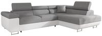 Mirjan24 Ecksofa Torezio mit Bettkasten, Einstellbare Kopfst&uuml;tzen, Sofa mit