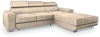 Masseno Ecksofa NOTO R-S mit Schlaffunktion L-Form, Sofa mit Bettkasten,