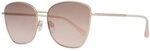 Ted Baker Sunglasses Damen Ariel Sonnenbrille, Gold (Rose Gold/Brown), 59