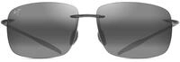 MAUI JIM GREY BREAKWALL SHINY TRANS LIGHT GREY 64