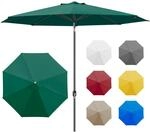 paramondo interpara Sonnenschirm aus 230 g/㎡ Polyesterfaser, Rund &Oslash; 3,5 m,