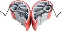 IQ-Tools Ersatzbacken f&uuml;r Plattentr&auml;ger (rot, 1 Paar, kompatibel mit...