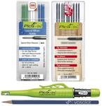 Pica Marker Set - Pica Dry Tieflochmarker + 10 Ersatzminen H&auml;rte H + 8 Ersatzminen