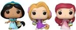 Funko Carrot Pocket POP! Disney - Rapunzel, Ariel and Jasmine - Collectable...