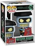 Funko POP! TV: Futurama - Bender (Matador) | Offizielles Cartoon/Animation Merch -