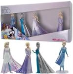 Bullyland 13415 - 100 Jahre Disney Spielfiguren Set mit Prinzessin Elsa in 4