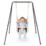HyperMotion Baby- und Kinderschaukel mit Sicherheitsgurt Stehend f&uuml;r Haus & Garten