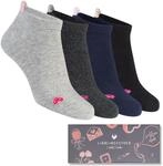 Lieblingsst&uuml;ck Lovely Socks &ndash; Sneaker Socken Damen &ndash; 4er Set &ndash; Baumwolle &ndash;