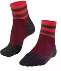 FALKE Damen Wandersocken TK2 Explore Short Stripe W Sso Wolle Funktionsmaterial