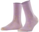 FALKE Damen Socken Hydrangea 20 DEN W So transparent gemustert 1 Paar, Lila Misty