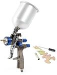 XPOtool LVLP Lackierpistole, 1,4 mm D&uuml;se, 500 ml Aluminium Becher, 100 mm
