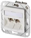 Metz Connect Anschlussdose, Cat.6A TN E-DATmod-2Upk-rws