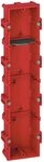 Legrand Kabeleinf&uuml;hrung, Kunststoff, 71mm, 43mm, Rot, Packung a 5 St&uuml;ck