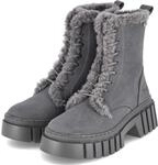 Dockers by Gerli 51PL306810220 Schn&uuml;rstiefel Synthetik Damen in grau - Gr. 37