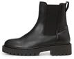 Marc OߴPolo Damen Chelsea Boots aus Leder mit elastischen Eins&auml;tzen, Schwarz