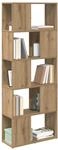 vidaXL TV-Schrankset Wandmontiert Braun 60 x 24 x 156 cm Holzwerkstoff,...