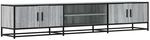 vidaXL TV Schrank, Fernsehtisch mit Stauraum Metallgestell, Fernsehschrank f&uuml;r