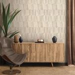 A.S. Cr&eacute;ation Tapete Holzoptik Creme Beige Grau Nara 387431 Holztapete Vliestapete