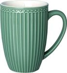 GreenGate Jumbo Becher ALICE DUSTY GREEN Gr&uuml;n 500 ml Kaffeebecher Everyday
