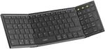 Inateck Faltbare Tastatur Kabellos,Klappbare Tastatur mit Ziffernblock mit 3