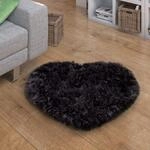 Paco Home Kunstfell Fellteppich Imitat Sitzkissen Herzform Rund Verschiedene...