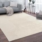 Paco Home Teppich Wohnzimmer Kurzflor Weich rutschfest Modern Einfarbiges Muster