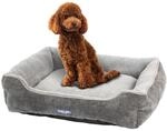 Wallace & Jones | Hundebett Dunrobin - rechteckiges Haustierbett, Kratzfest,