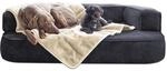 tierlando&reg; Hundedecke Lilly Flauschige Kuscheldecke aus Pl&uuml;sch, f&uuml;r Hunde...