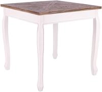CLP Esstisch eckig 80x80 cm Lindon, K&uuml;chentisch im Landhausstil, Tischplatte