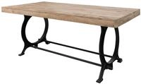 MASSIVMOEBEL24.DE | Esstisch Altholz 220x100x80 lackiert Industrial #29