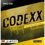 GEWO Belag Codexx Pro 53 SuperSelect, schwarz, 2,3 mm