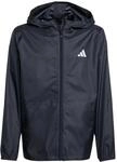 adidas Unisex Kinder Rain Coat, Black, 5-6 Years