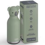 ASOBU Bestie Kindertrinkflasche mit Strohhalm &ndash; Isolierte Edelstahlflasche...